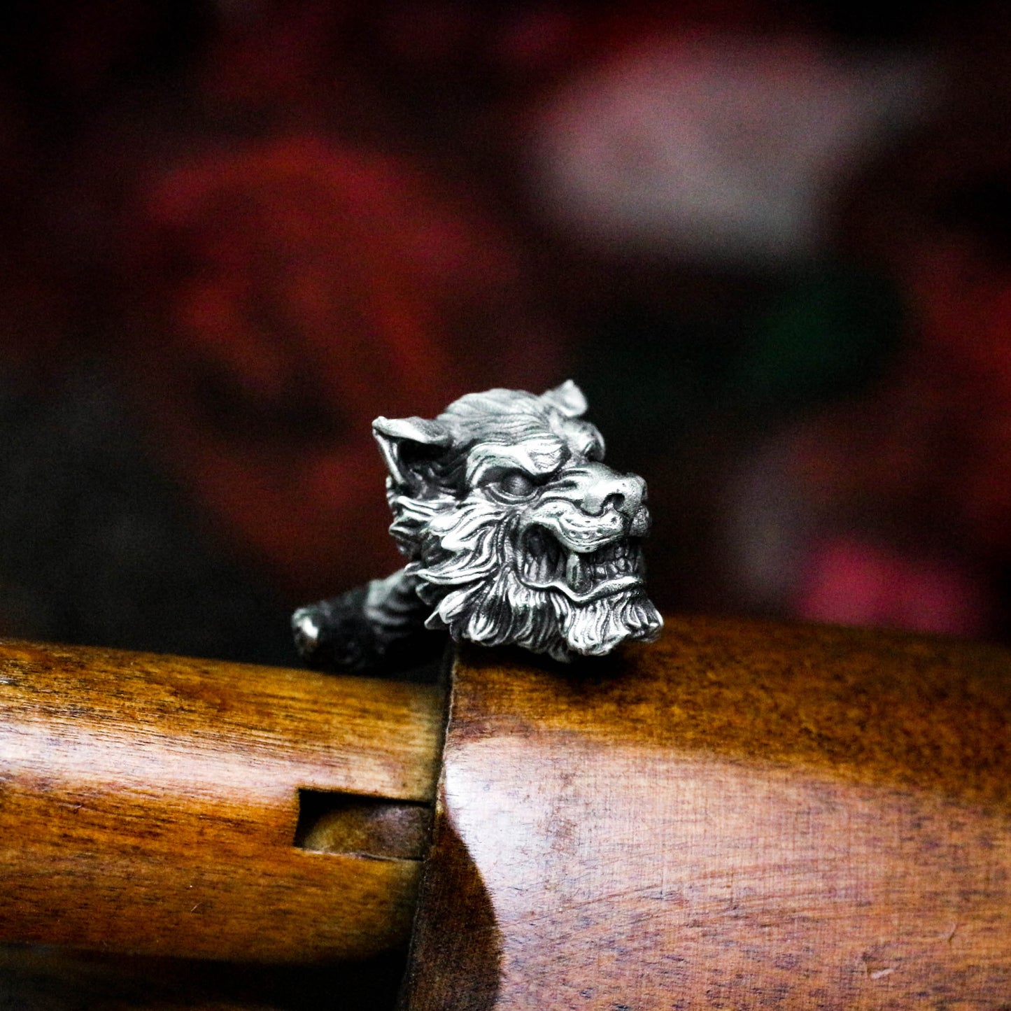 Angry Tiger Cufflinks, 925 Silver Handmade