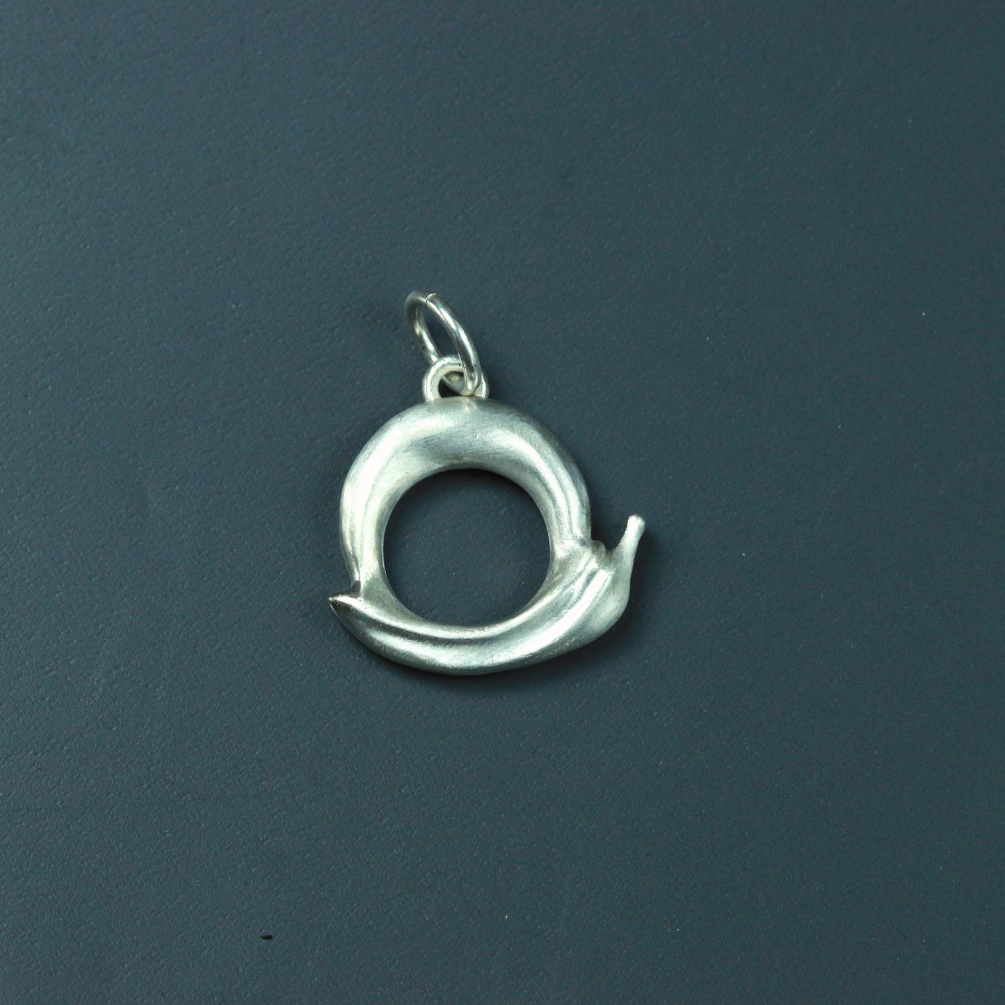 Dolphin Charm Pendant - 925 Sterling Silver Handmade
