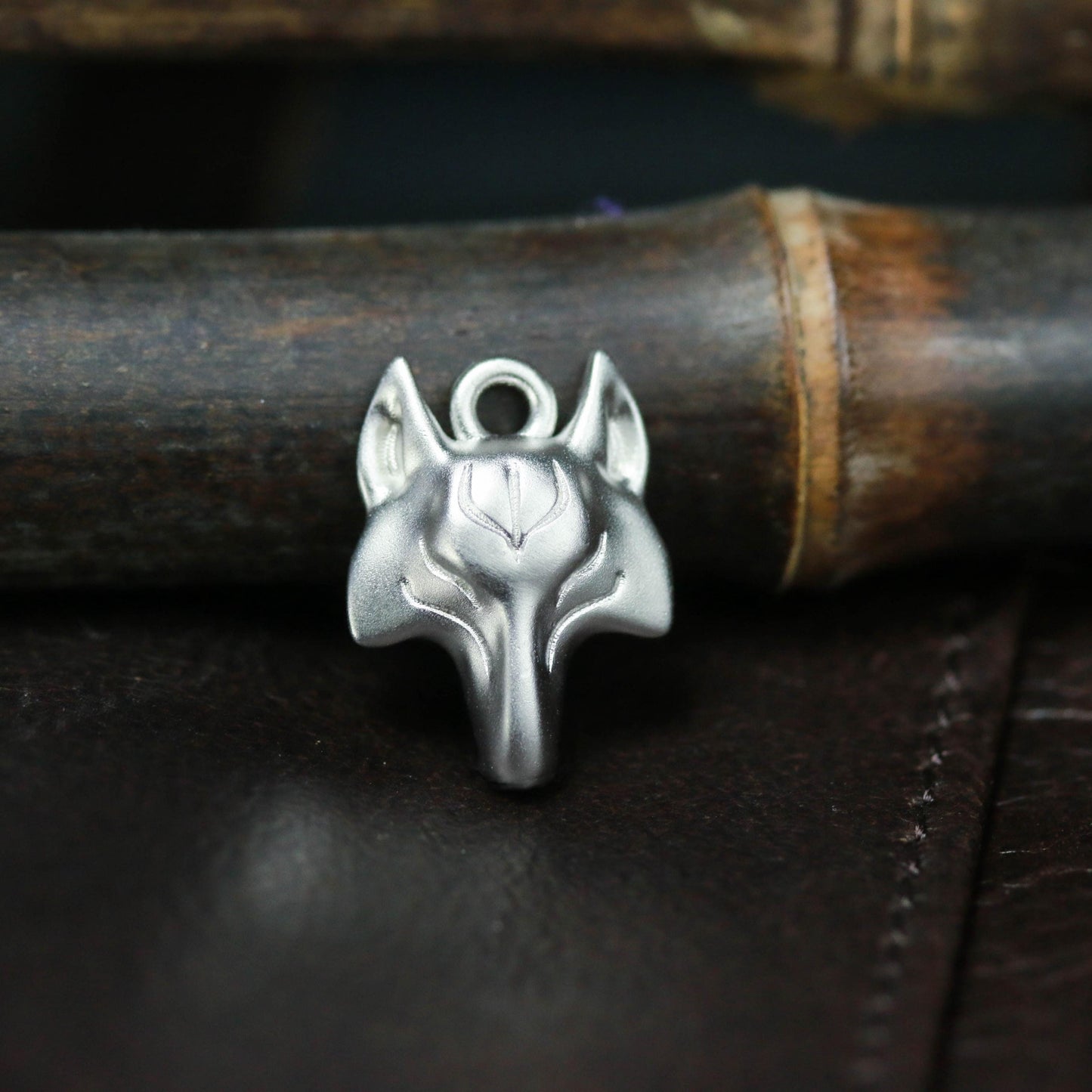 Wolf Mask Pendant - 925 Sterling Silver Handmade