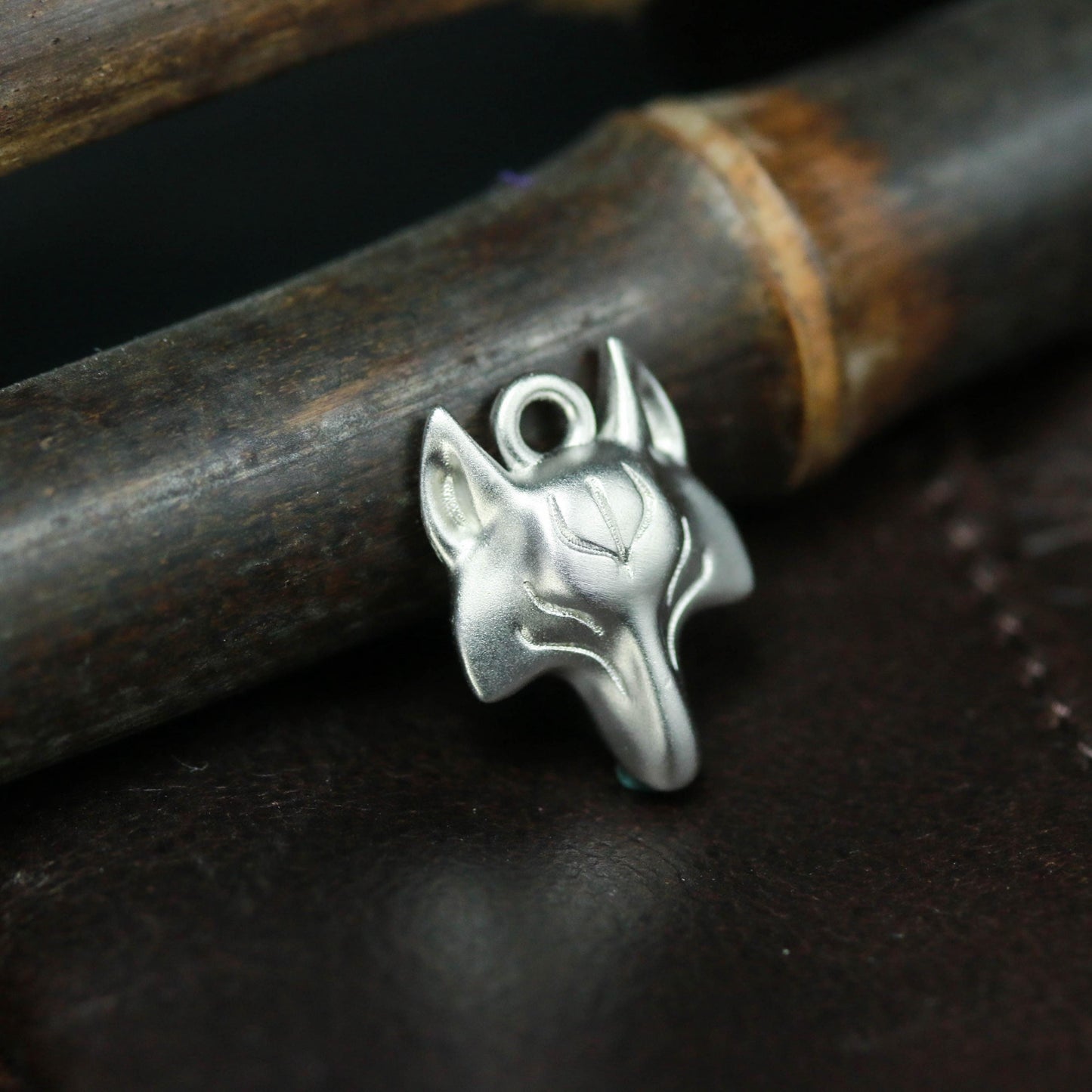 Wolf Mask Pendant - 925 Sterling Silver Handmade