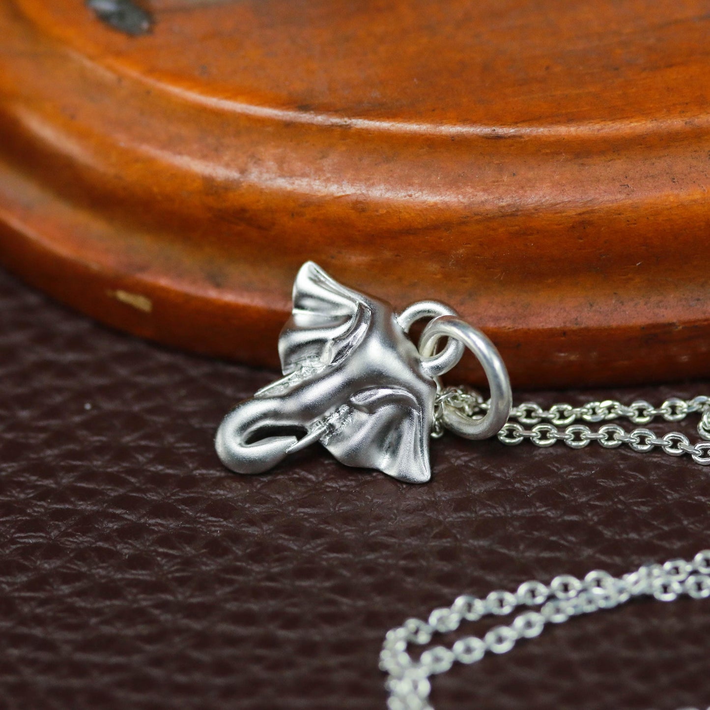 Dainty Elephant Pendant - 925 Sterling Silver Handmade