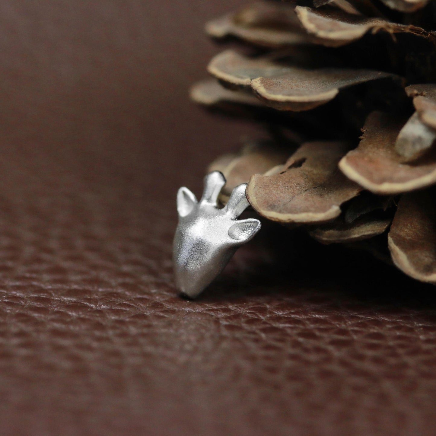 Cute Deer Pendant - 925 Sterling Silver Handmade