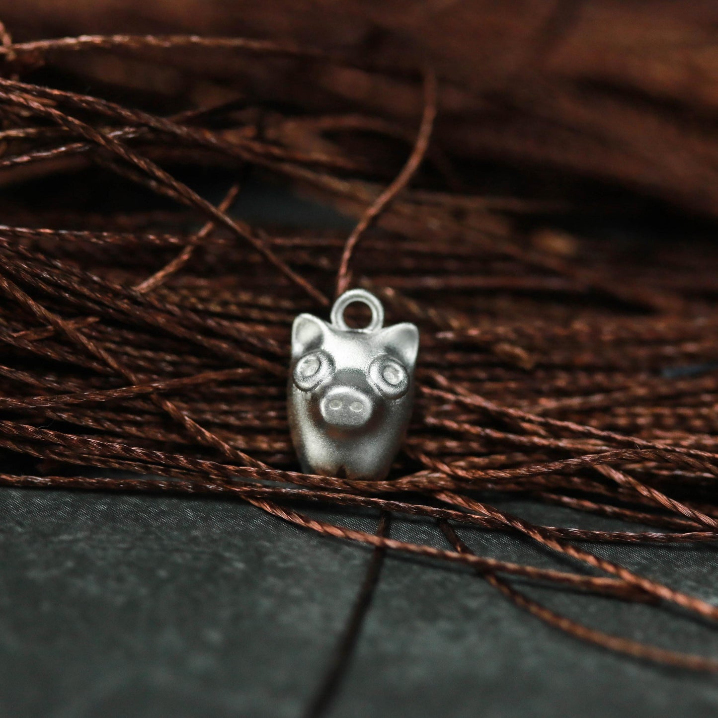 Origami Deer Pendant - 925 Sterling Silver Handmade