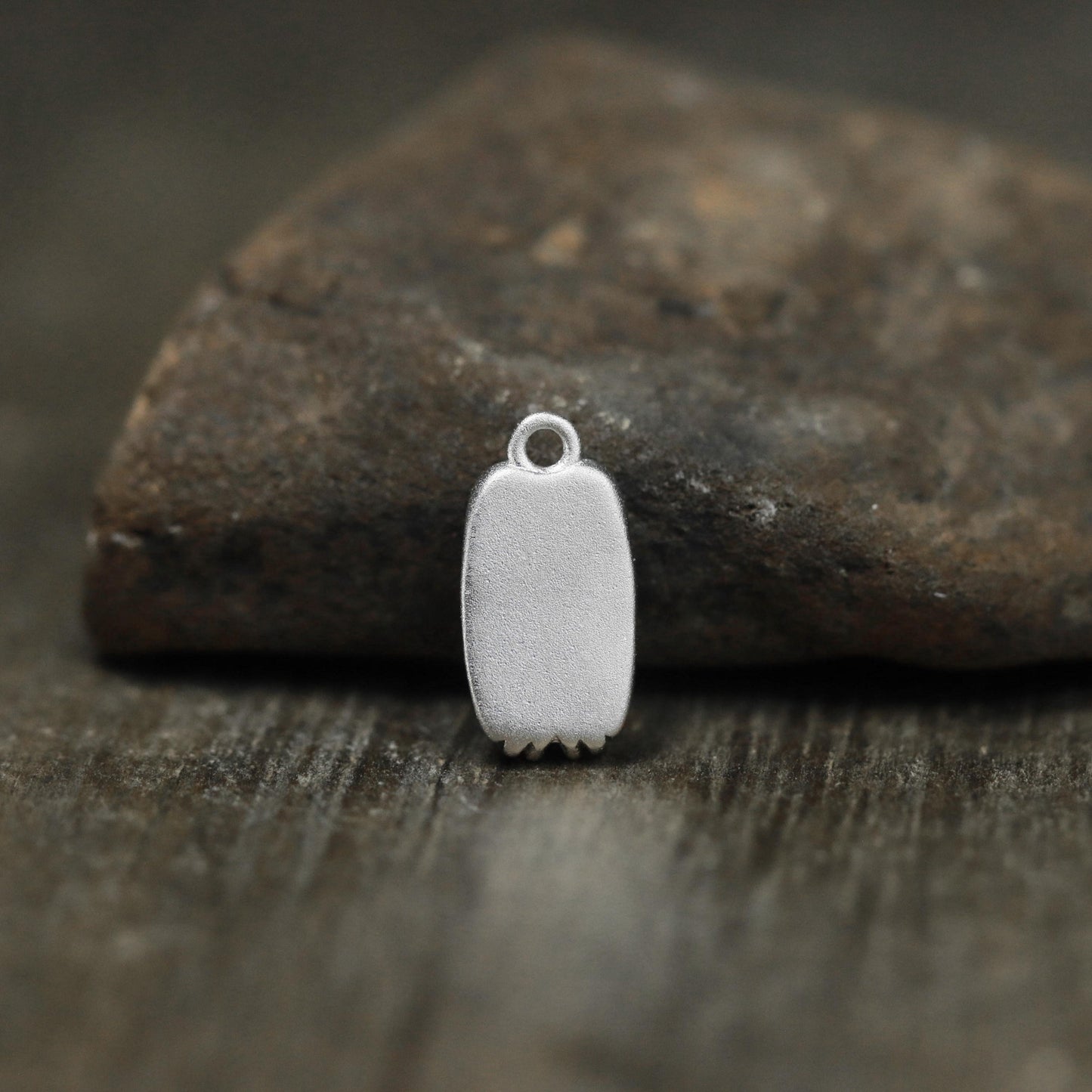 Abstract Rabbit Pendant - 925 Sterling Silver Handmade