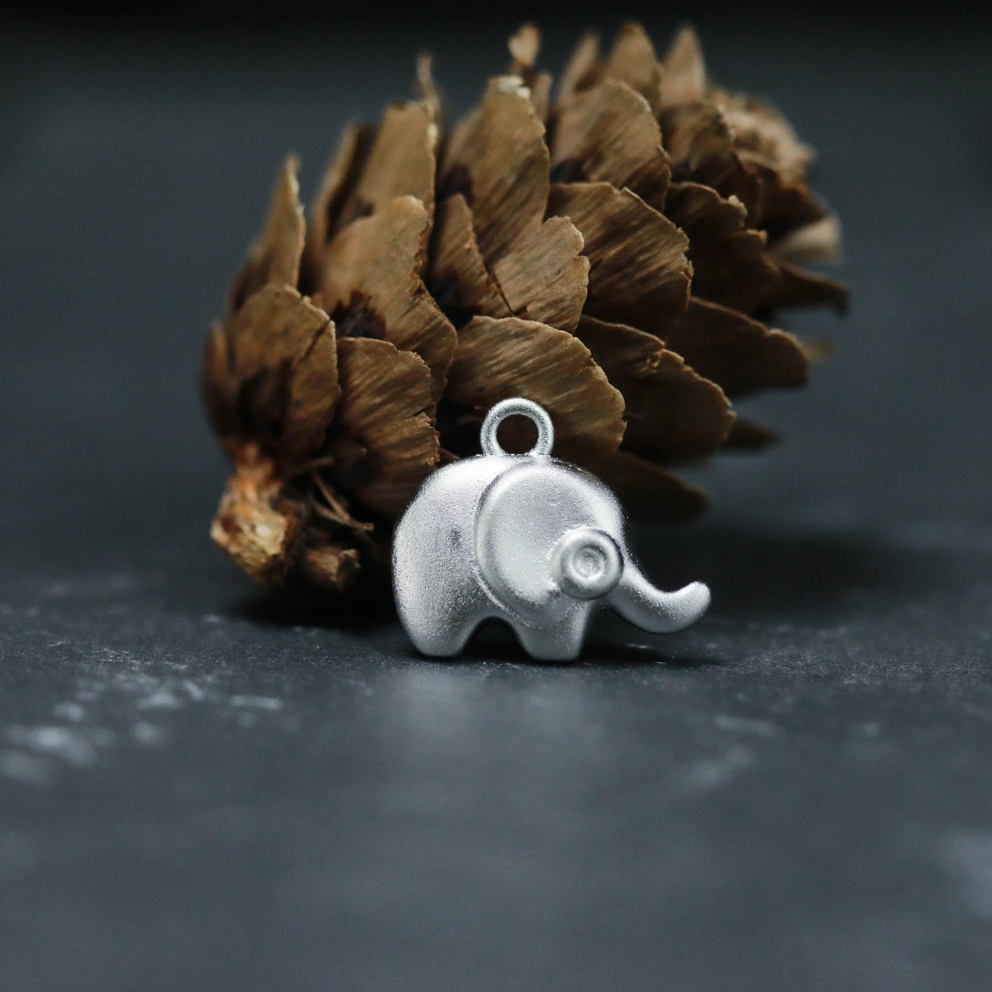 Tiny Elephant Pendant - 925 Sterling Silver Handmade