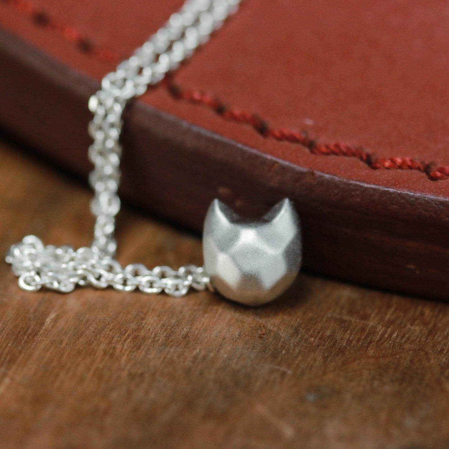 Kitty Head Pendant - 925 Sterling Silver Handmade