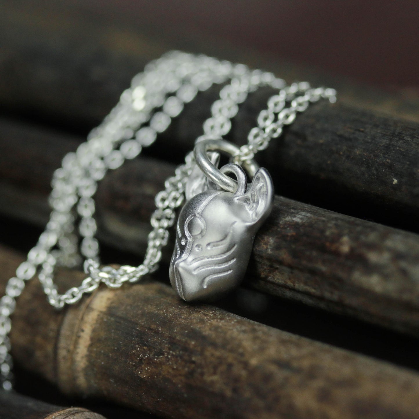 Abstract Mouse Pendant - 925 Sterling Silver Handmade