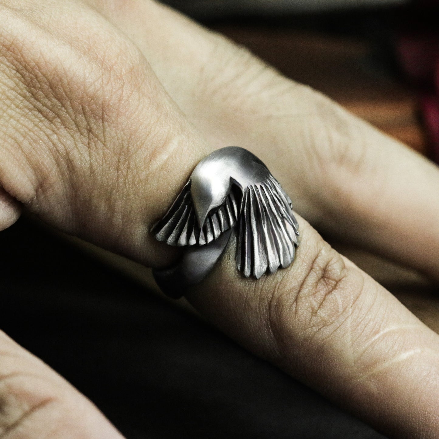 Peace Dove Ring - 925 Silver Handmade