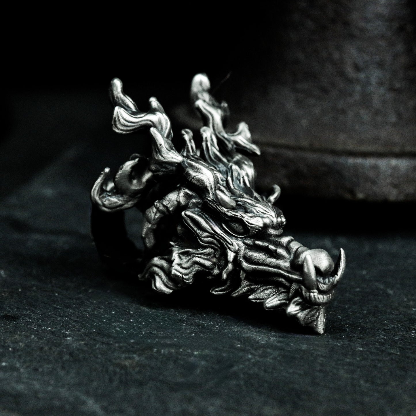 Chinese Dragon Pendant - 925 Silver Handmade Guardian Design