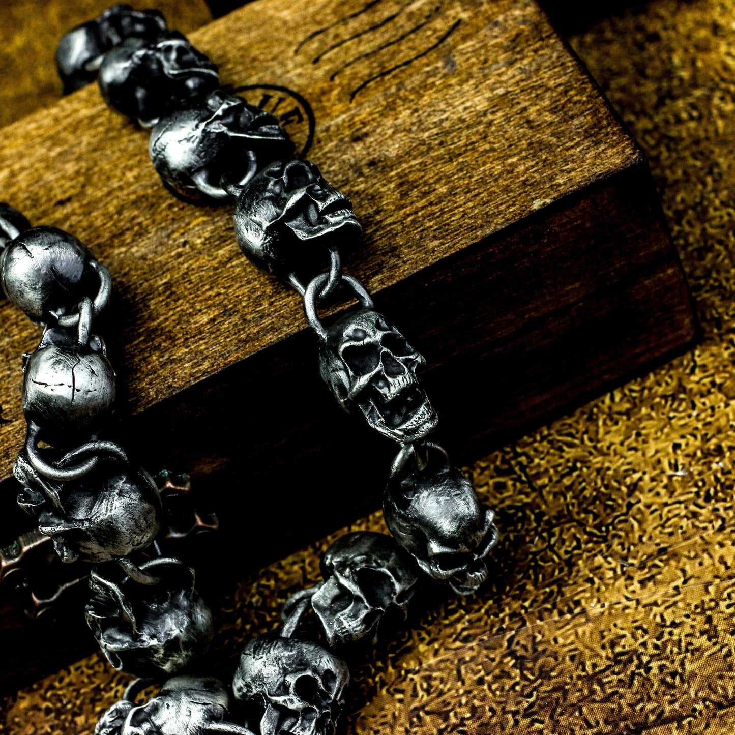 Thousand Faces Skull Necklace - 925 Silver Handmade