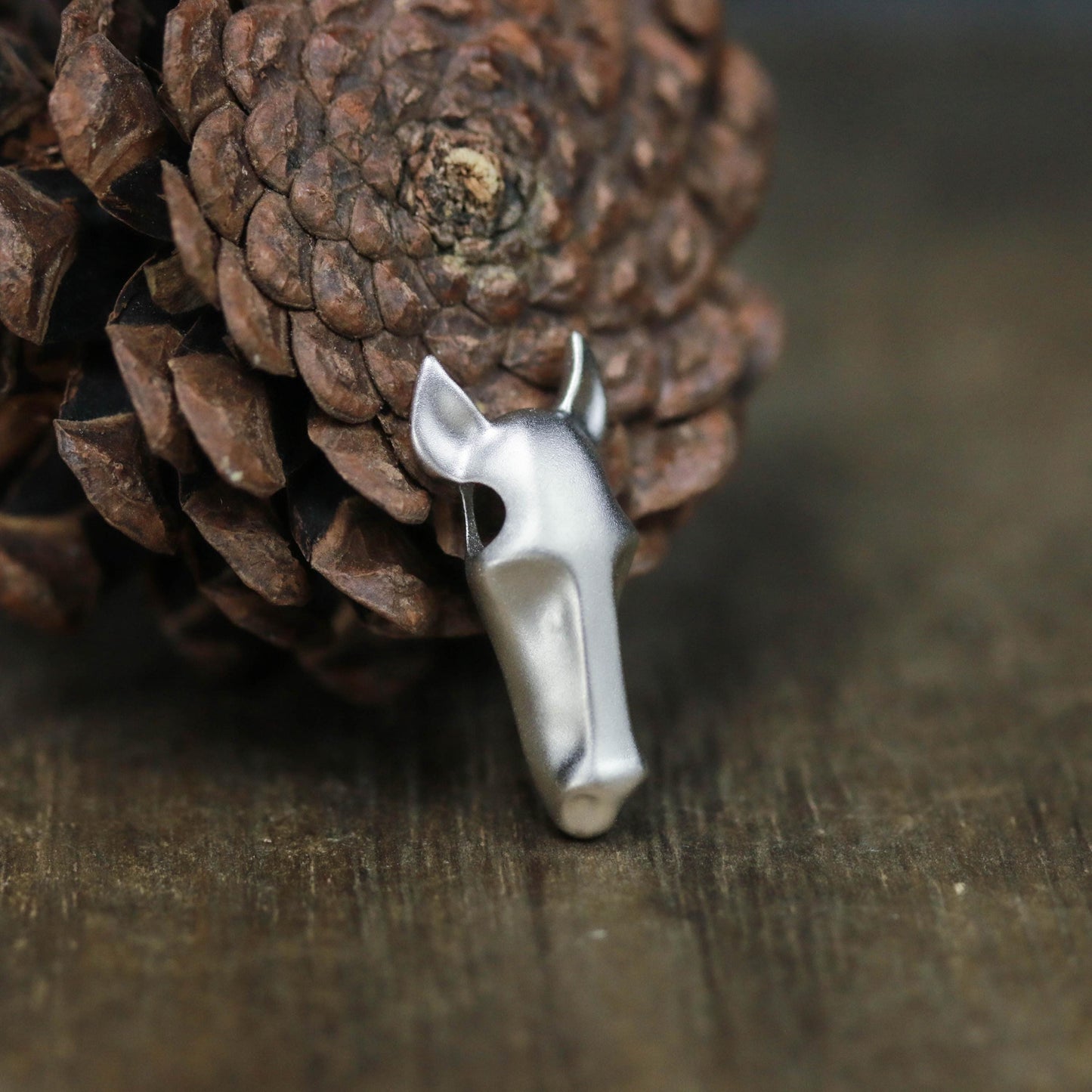 Horse Head Pendant - 925 Sterling Silver Handmade