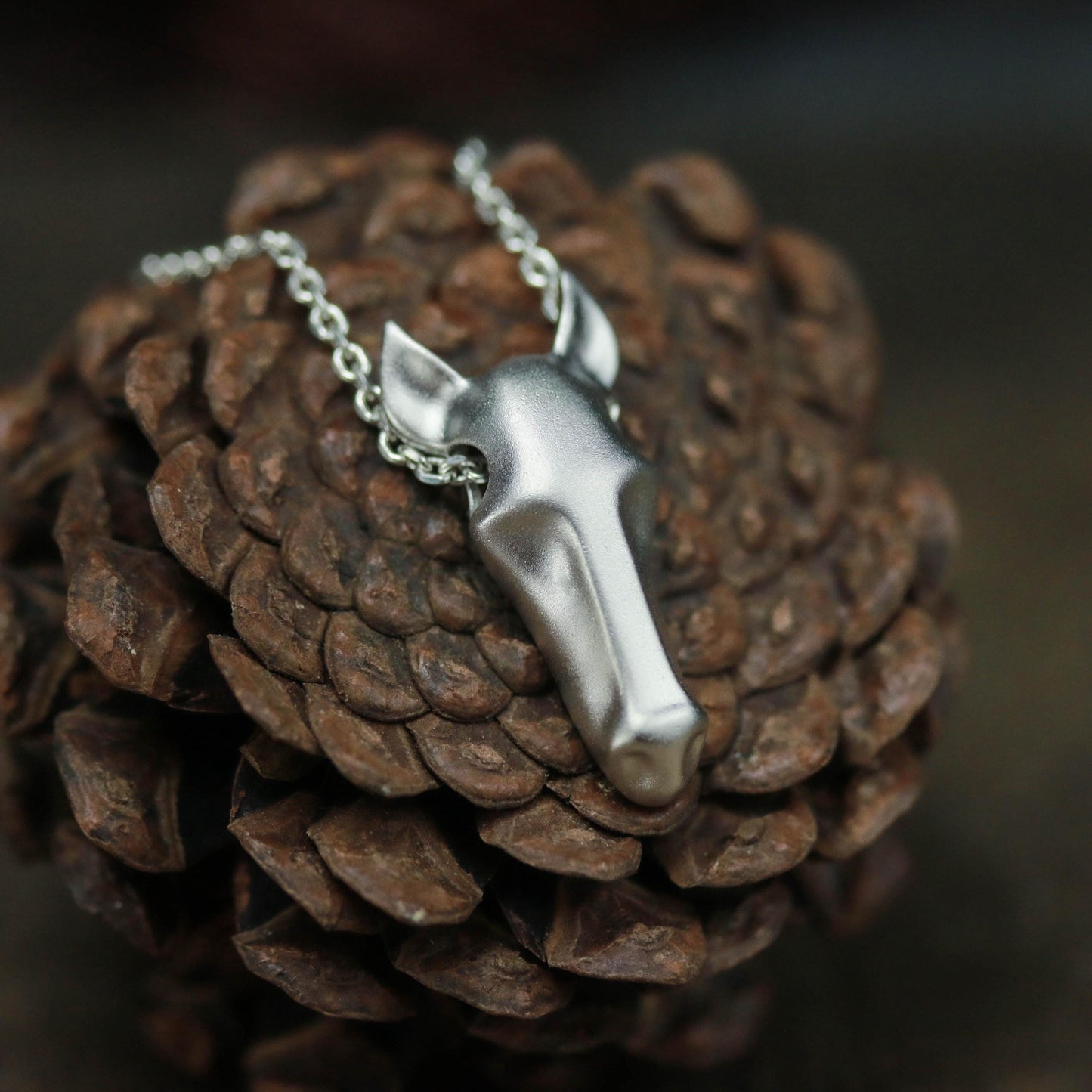 Horse Head Pendant - 925 Sterling Silver Handmade