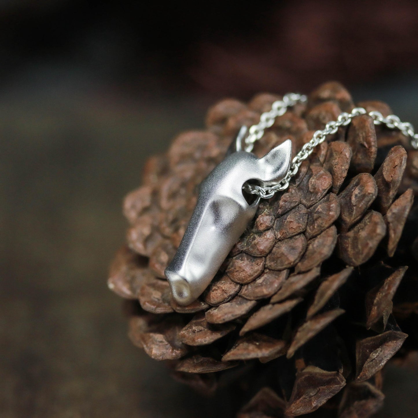 Horse Head Pendant - 925 Sterling Silver Handmade