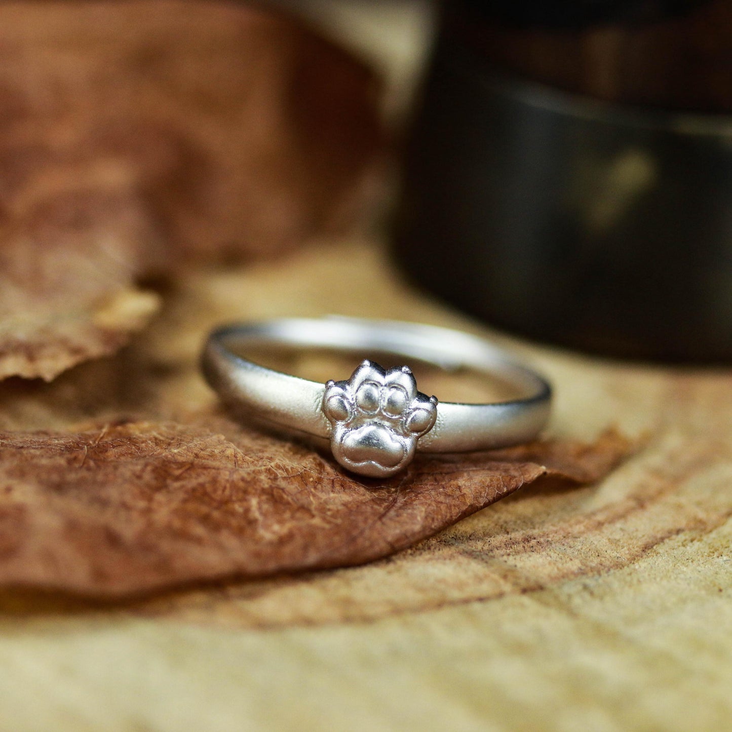 Cat Paw Ring ââ‚?925 Sterling Silver Handmade Cute Animal Jewelry