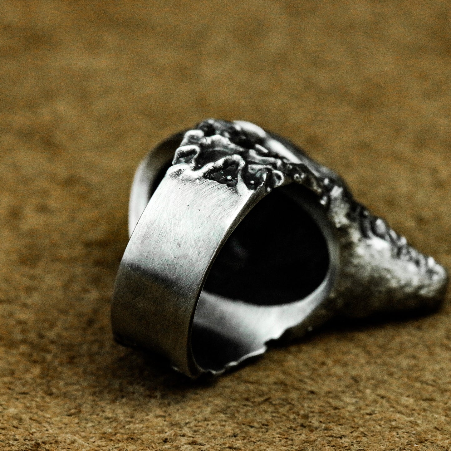 Venom Alien Skull Ring - 925 Silver Handmade
