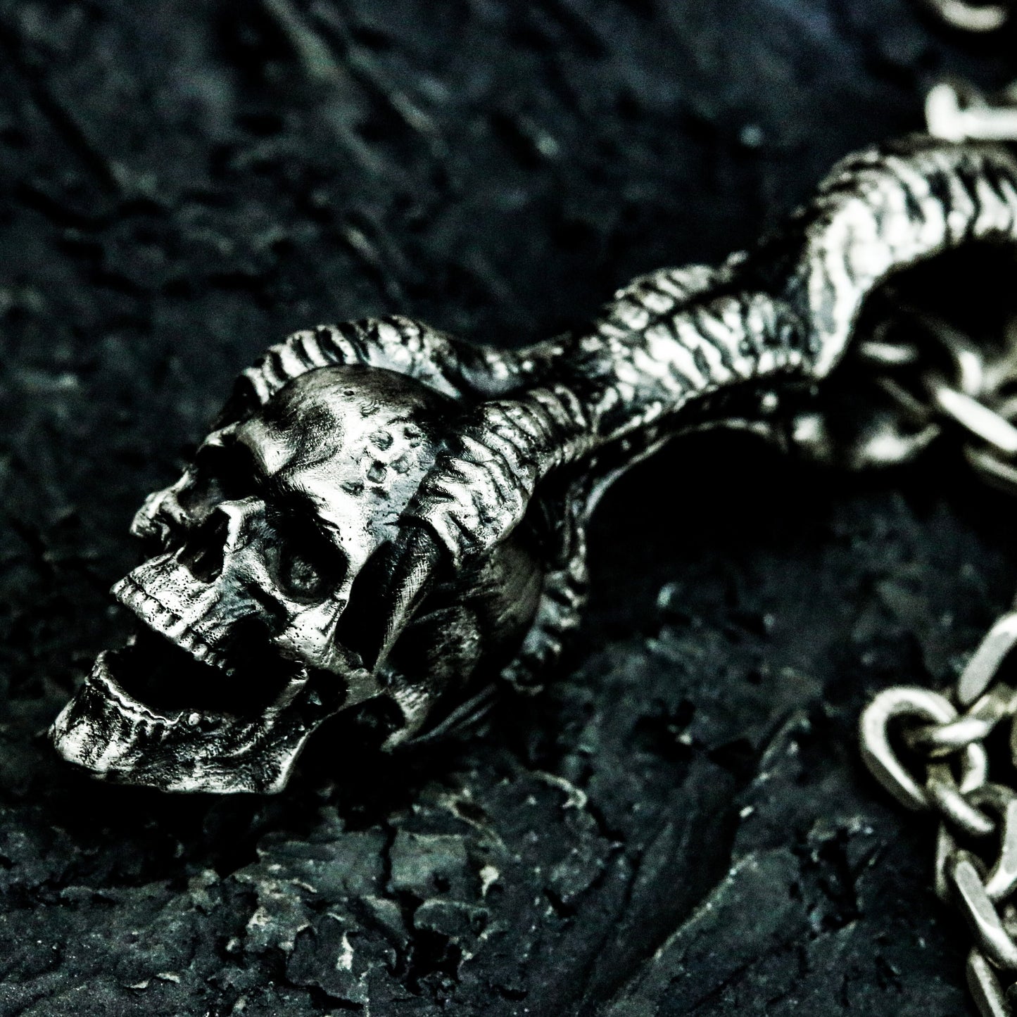 Dragon Claw Skull Pendant ¨C 925 Sterling Silver Handmade