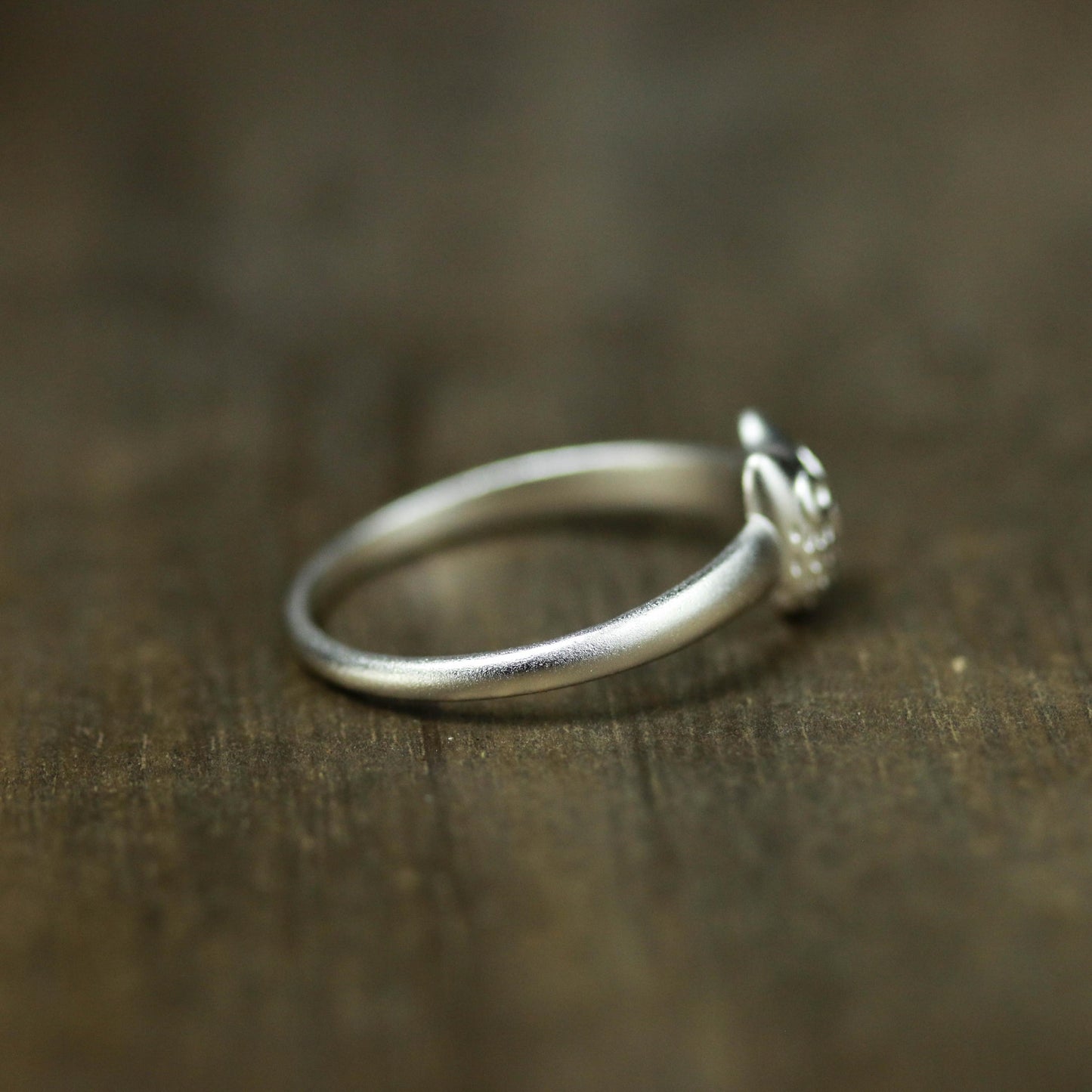 Owl Ring ââ‚?925 Sterling Silver Handmade Minimalist Animal Jewelry
