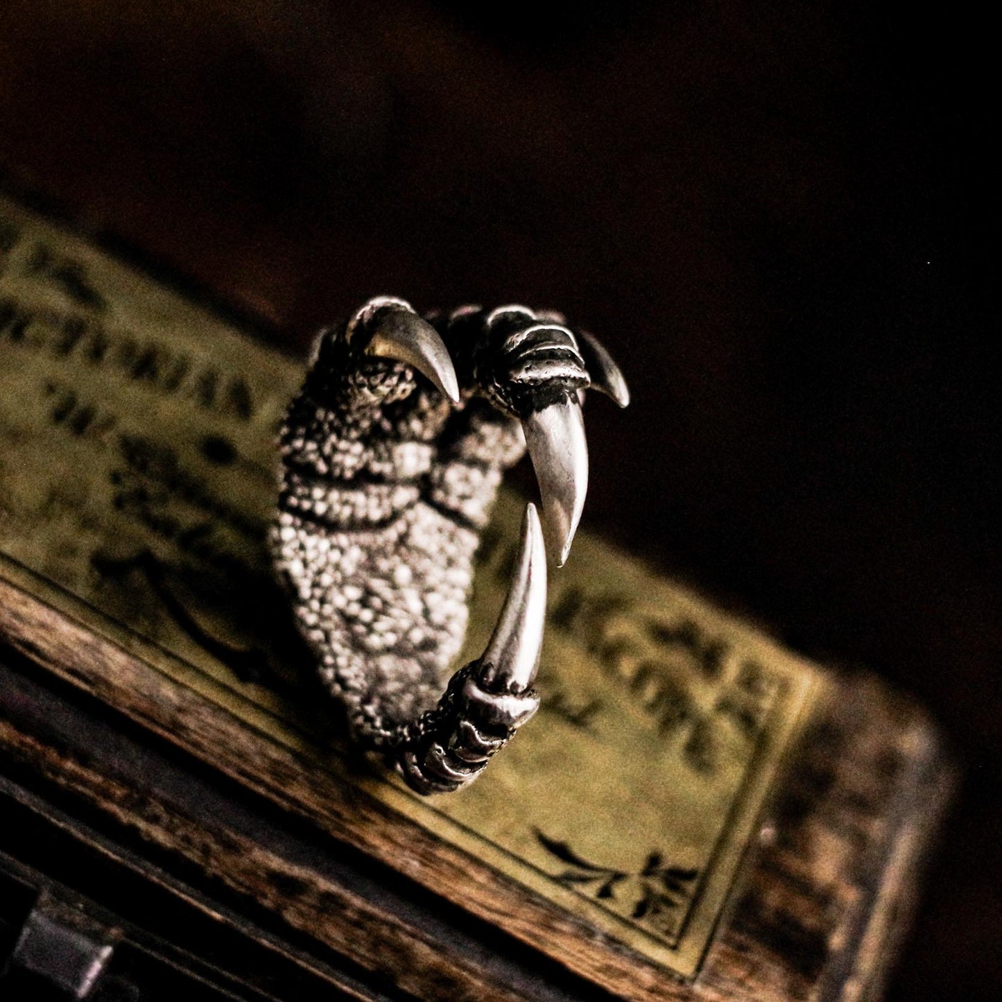 Eagle Grip Ring ¨C 925 Sterling Silver Handmade