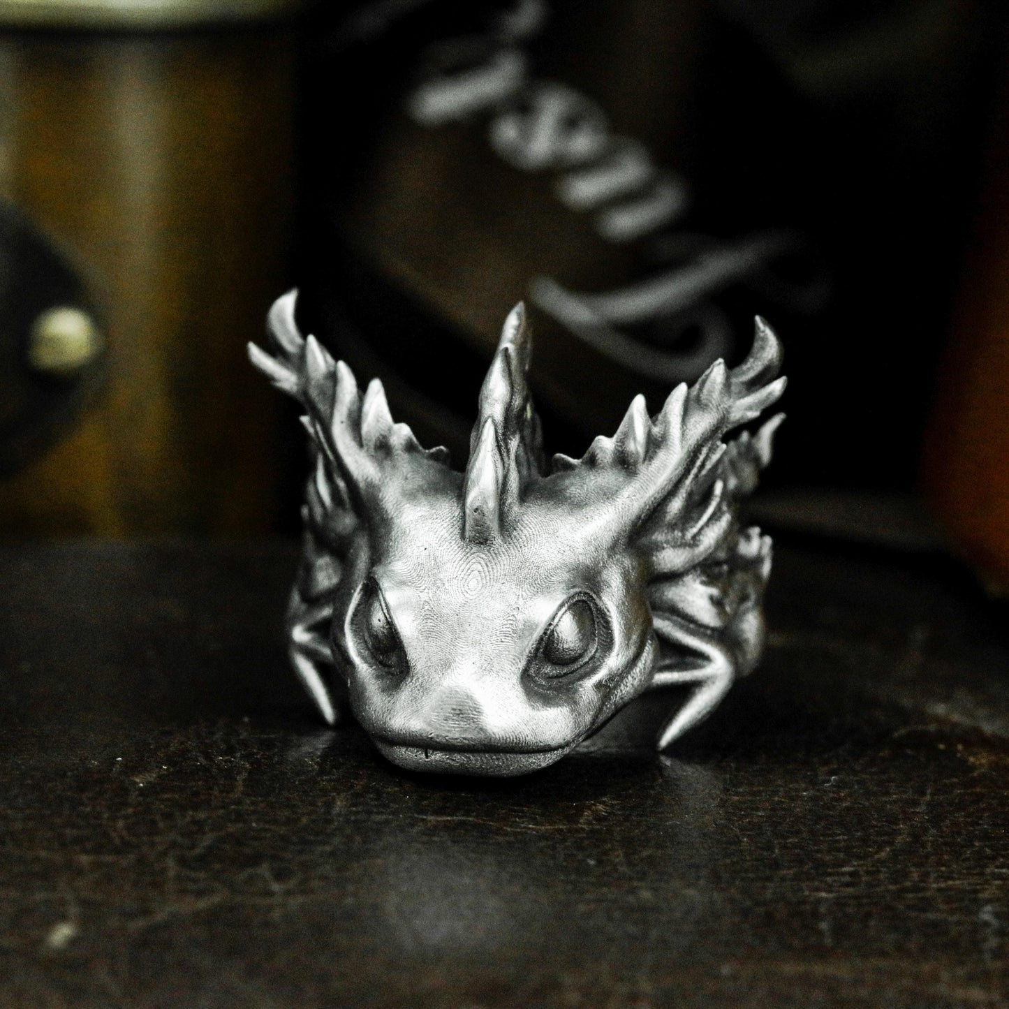 Mutant Salamander Ring - 925 Silver Handmade