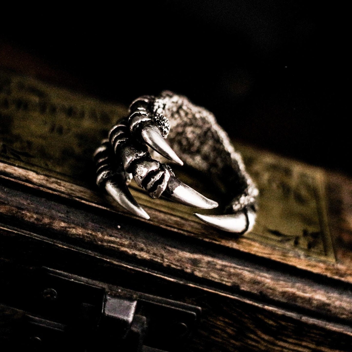 Eagle Grip Ring ¨C 925 Sterling Silver Handmade