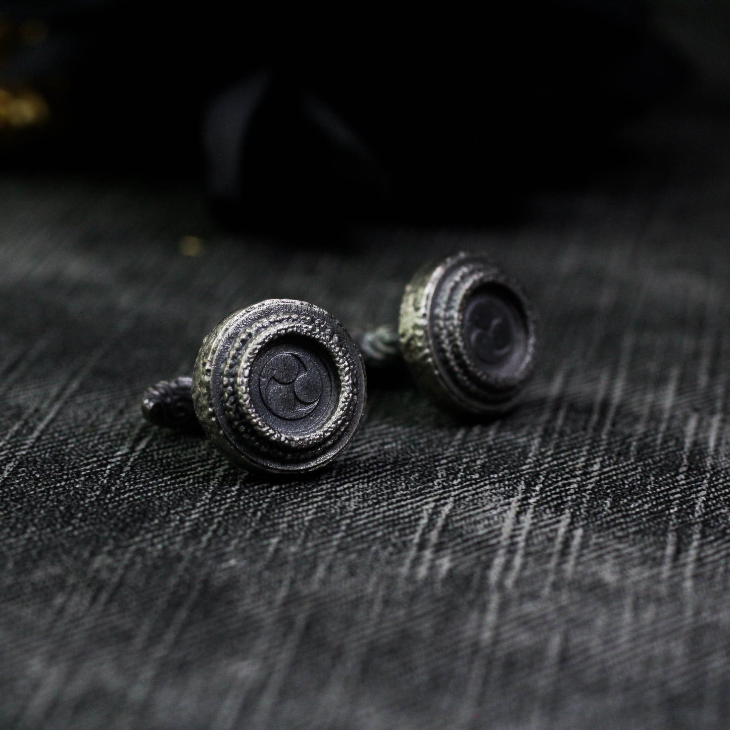 Minimalist Totem Cufflinks - 925 Silver Handmade