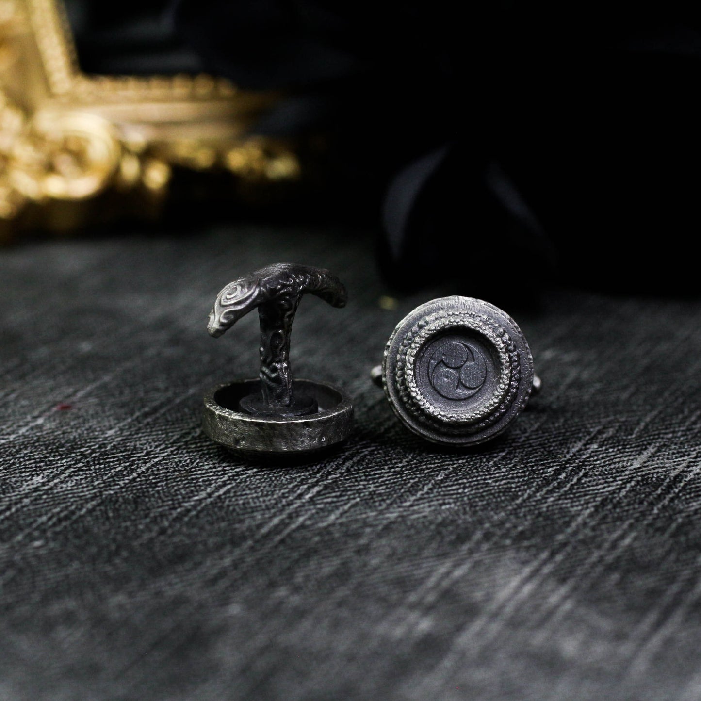 Minimalist Totem Cufflinks - 925 Silver Handmade