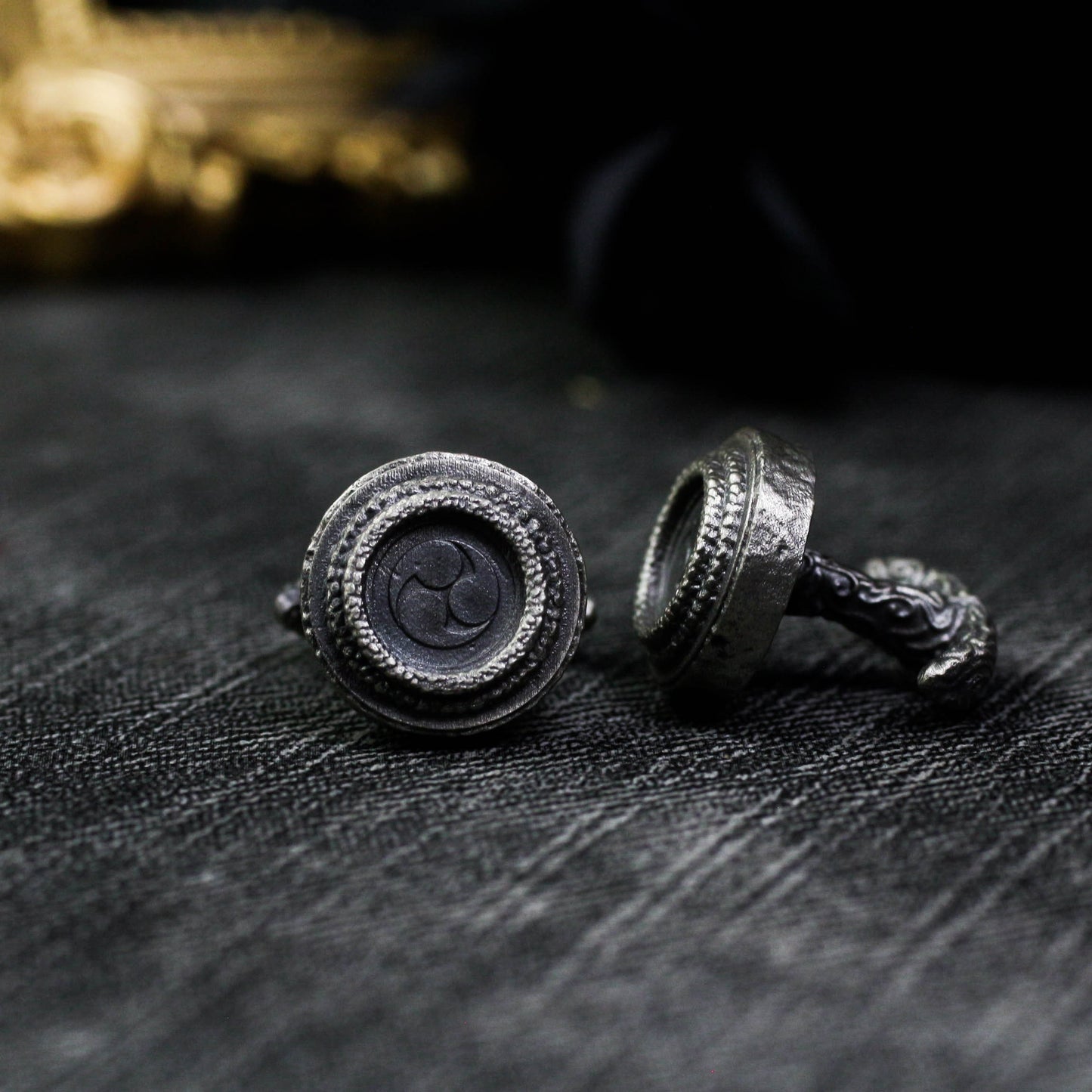 Minimalist Totem Cufflinks - 925 Silver Handmade