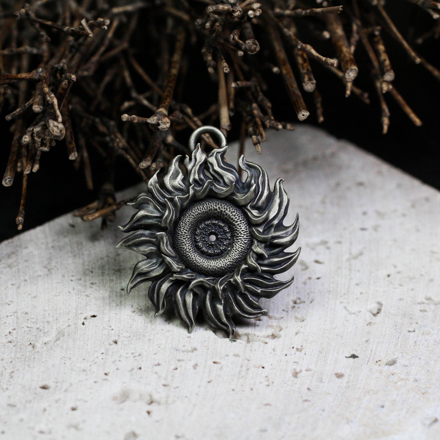 Sacred Gear Pendant - 925 Silver Handcrafted