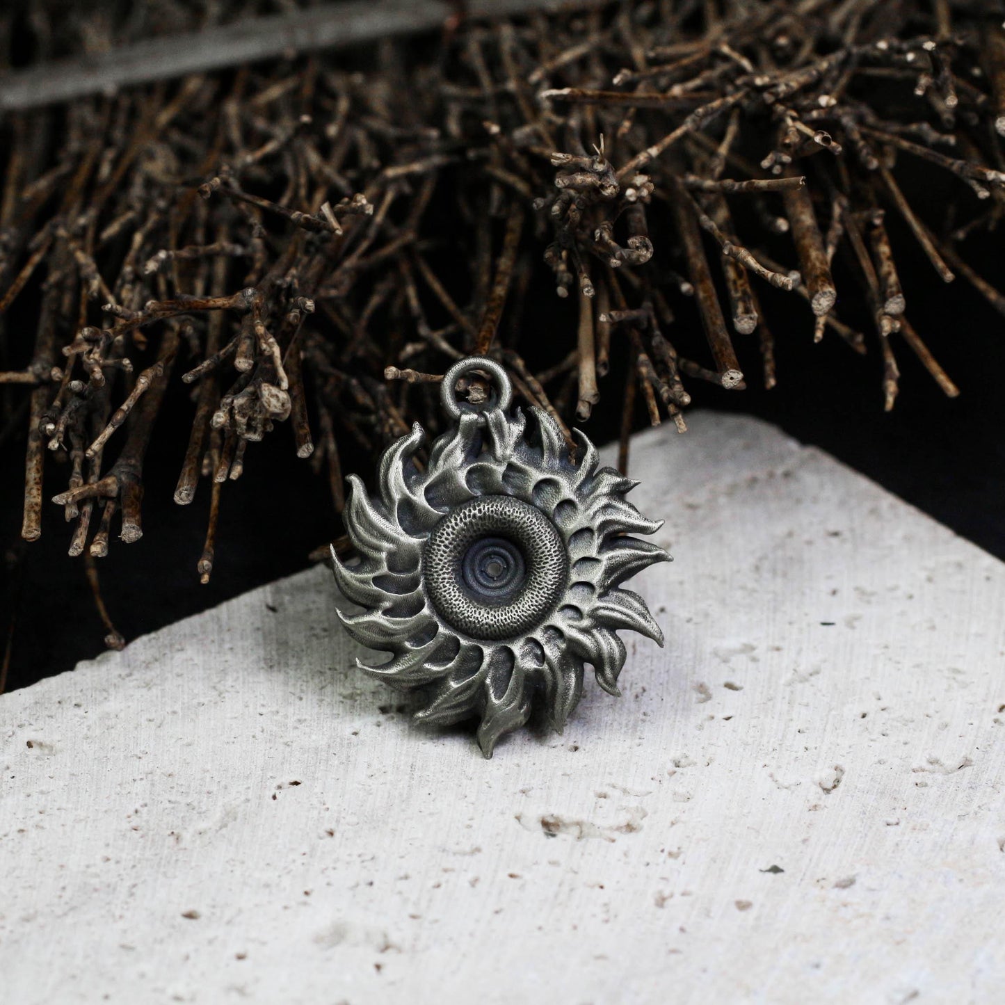 Sacred Gear Pendant - 925 Silver Handcrafted