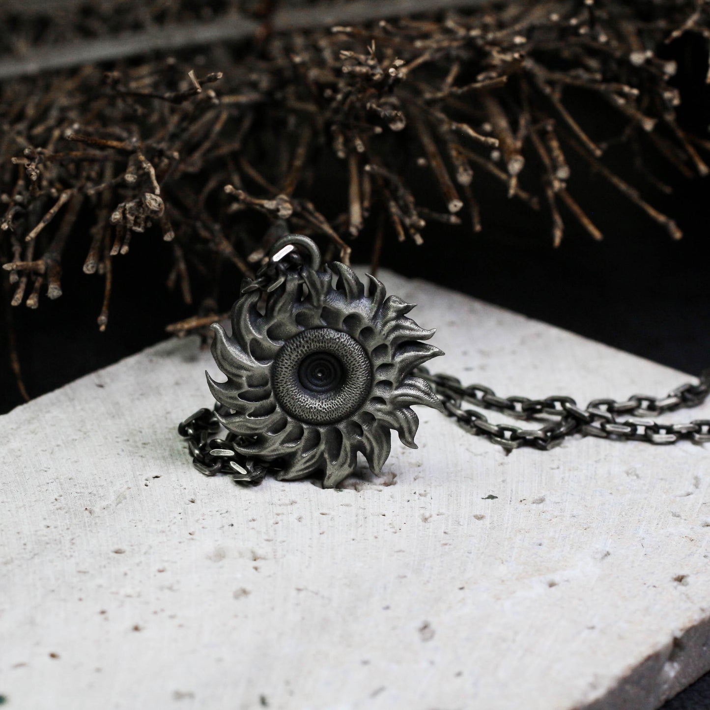 Sacred Gear Pendant - 925 Silver Handcrafted