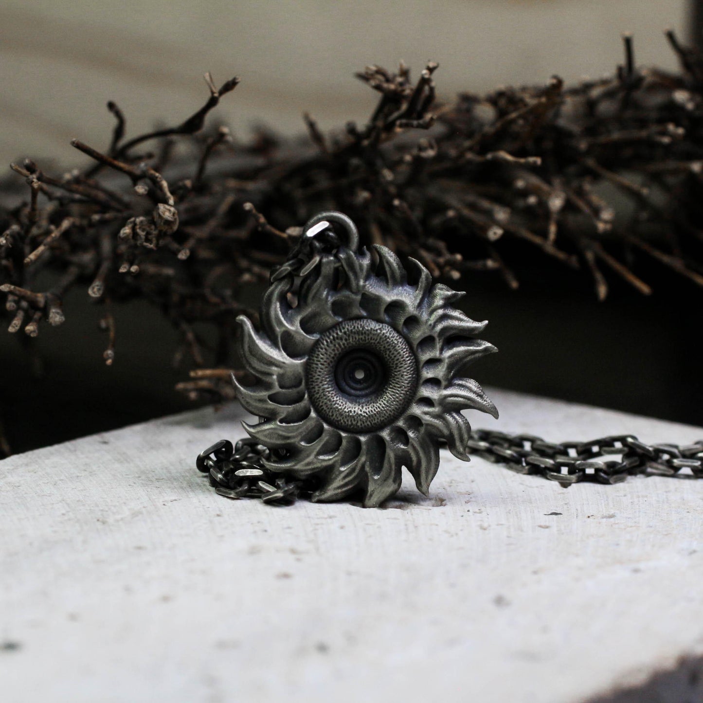 Sacred Gear Pendant - 925 Silver Handcrafted