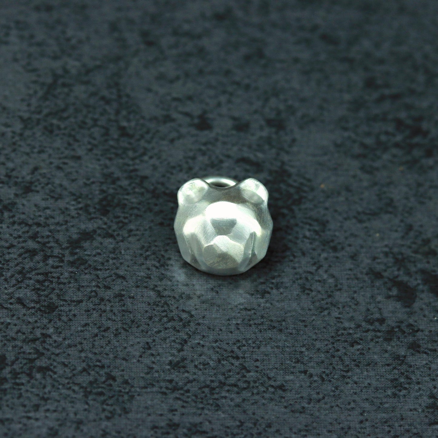 Bear Origami Pendant - 925 Sterling Silver Handmade