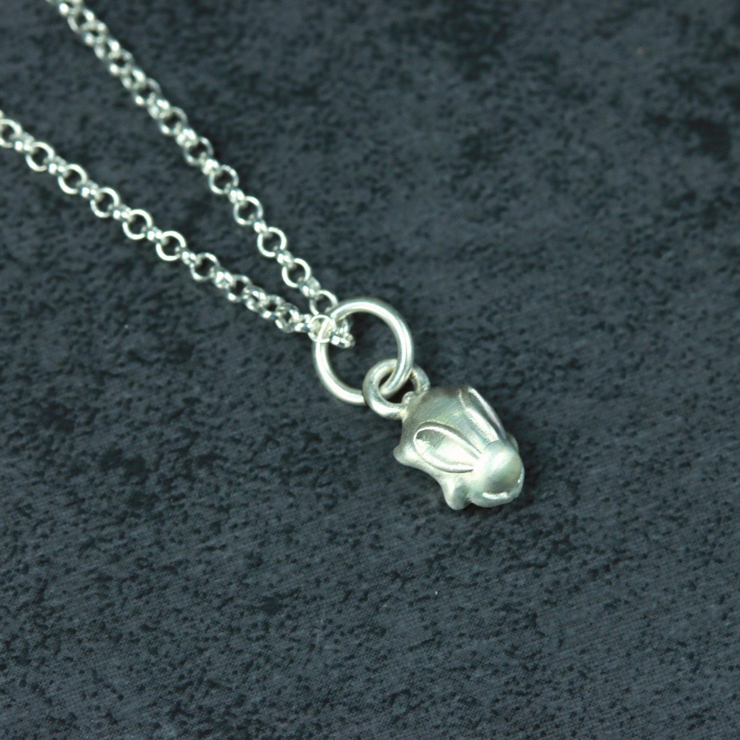 Cute Rabbit Pendant - 925 Sterling Silver Handmade