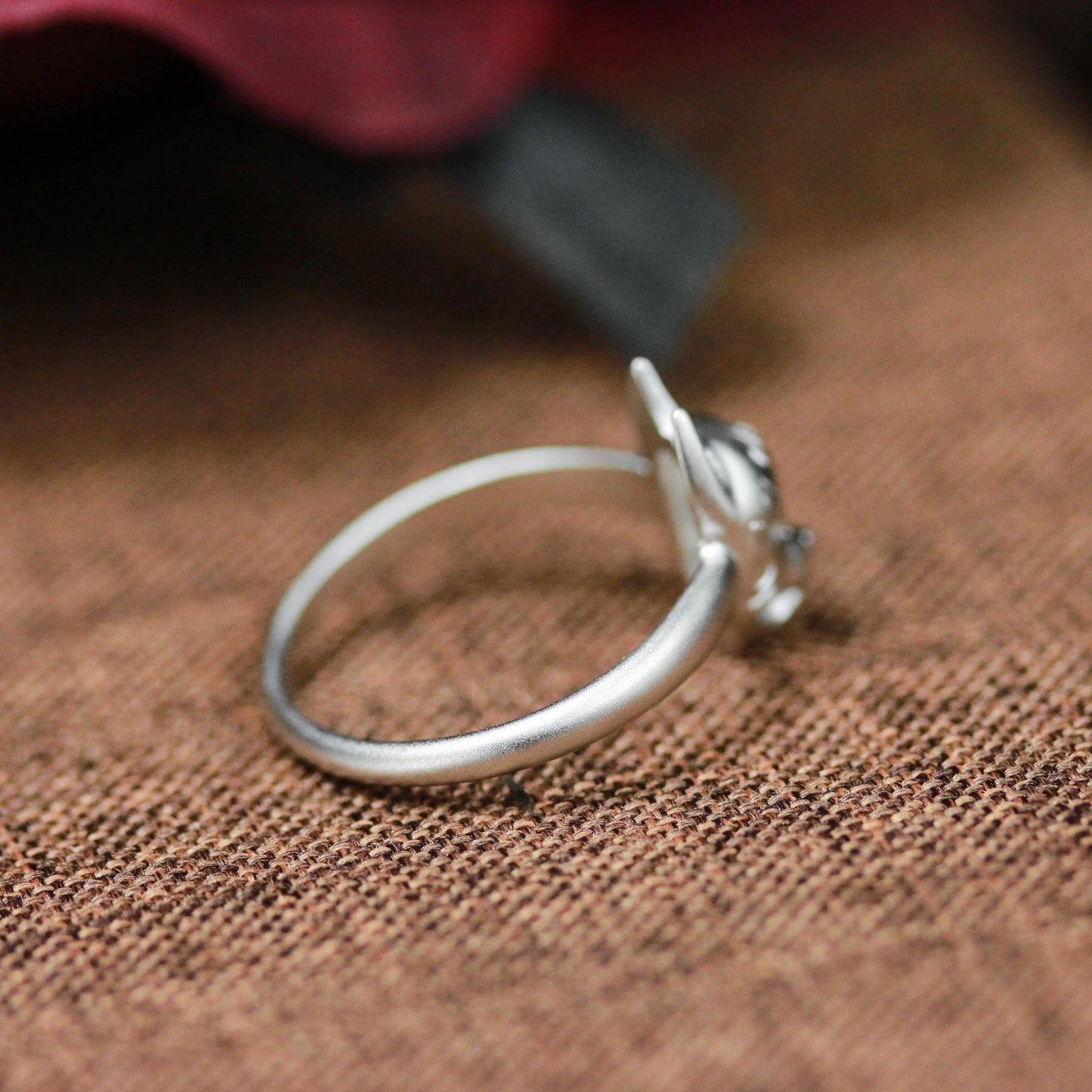 Mystic Cat Mask Ring ââ‚?925 Sterling Silver Handmade Gothic Animal Jewelry