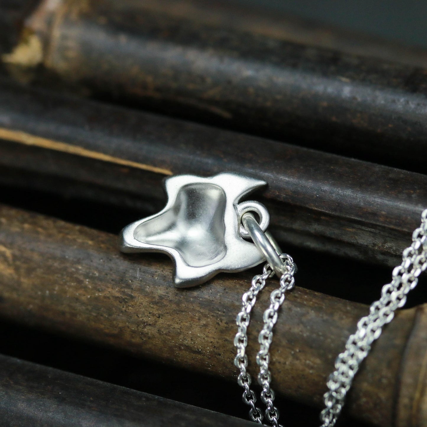 Wolf Mask Pendant - 925 Sterling Silver Handmade