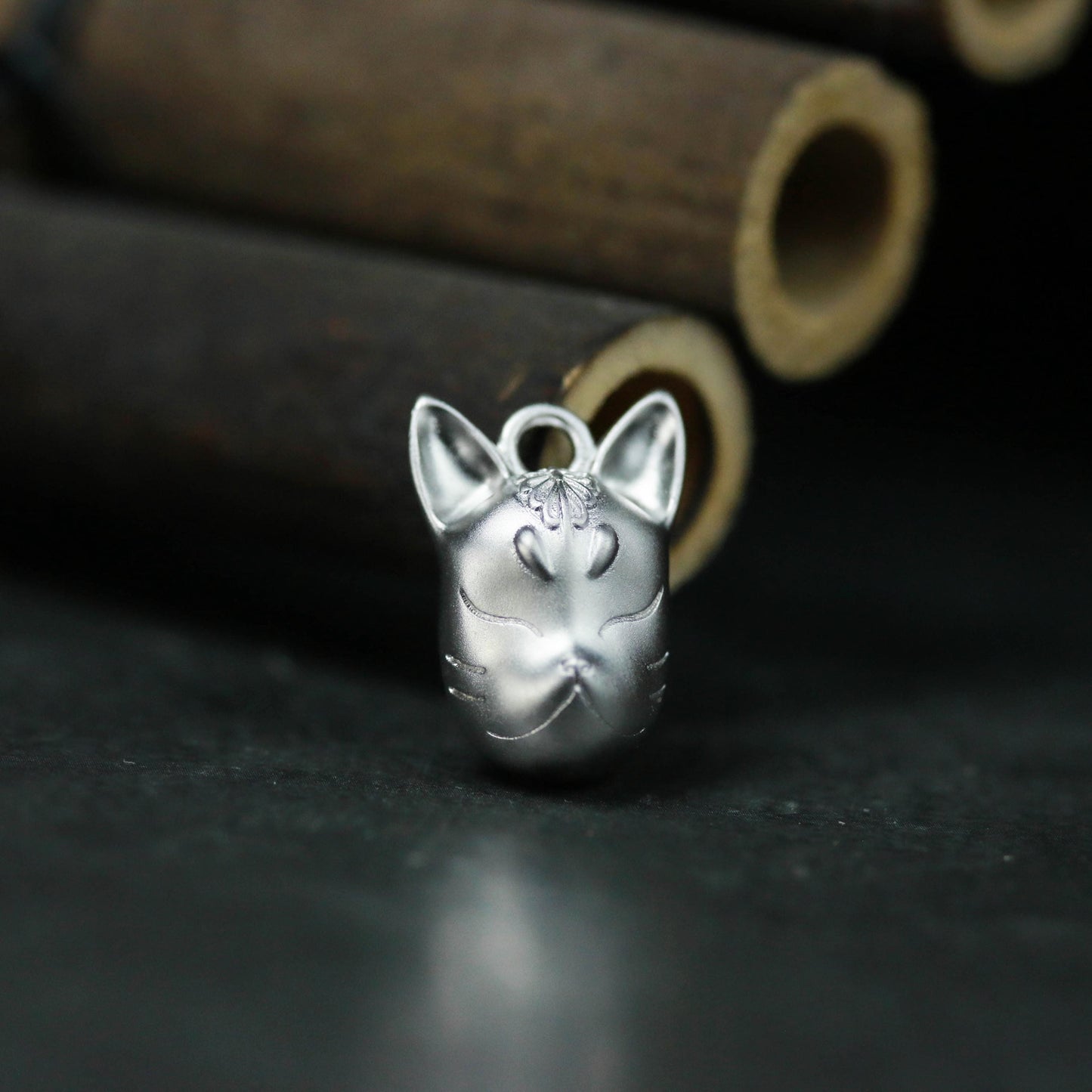 Fox Head Pendant - 925 Sterling Silver Handmade