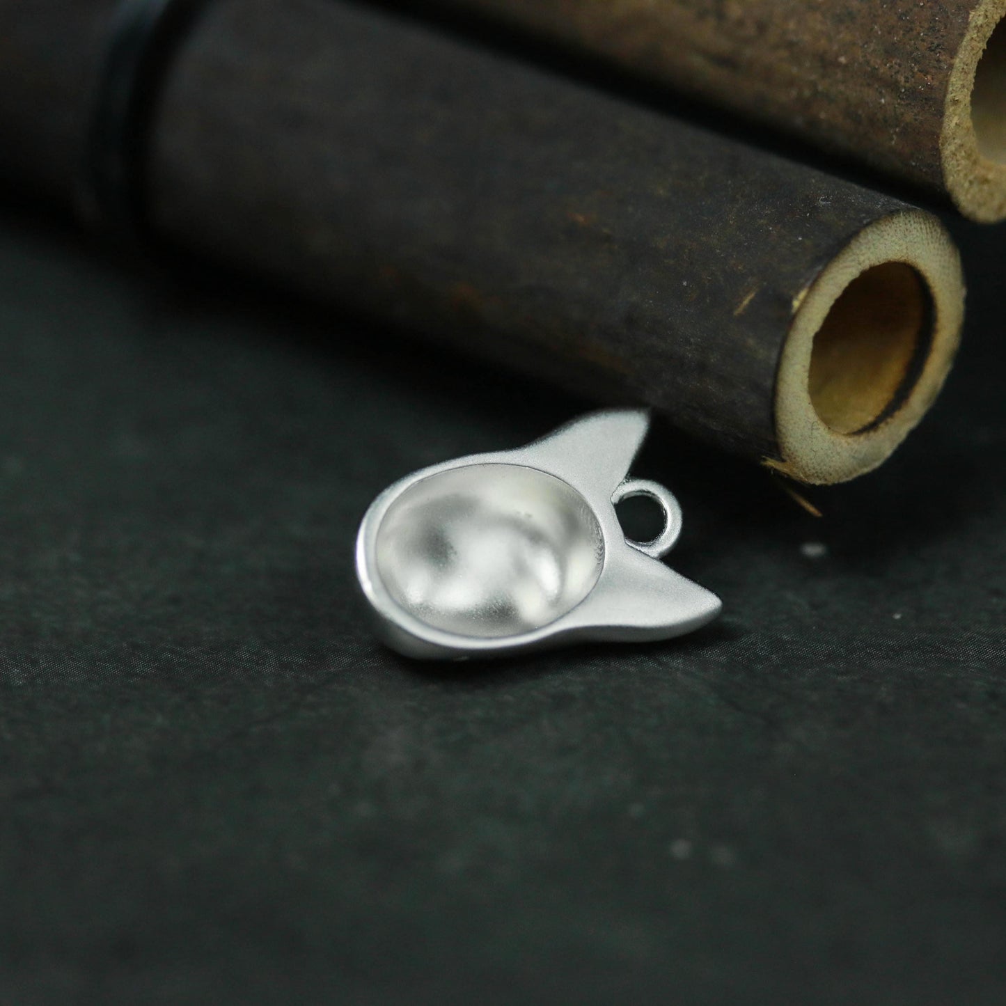 Fox Head Pendant - 925 Sterling Silver Handmade