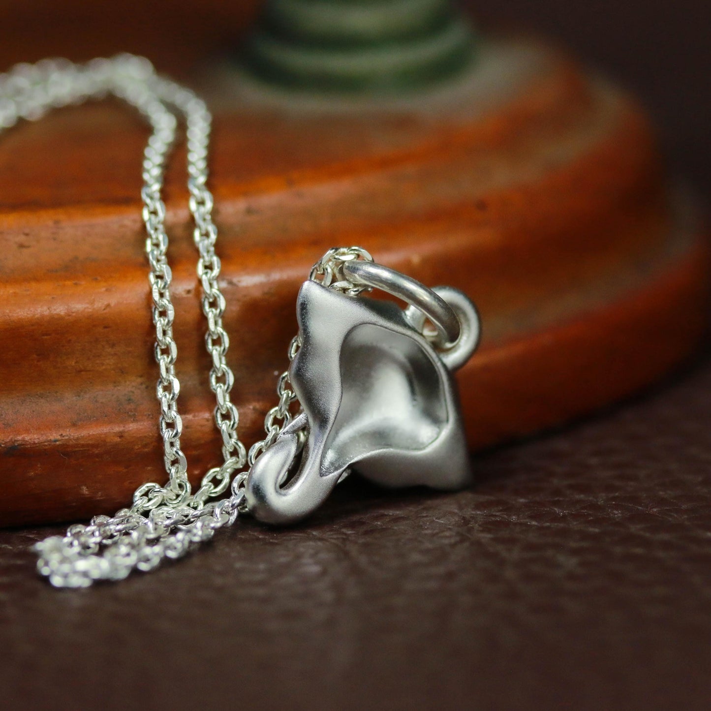 Dainty Elephant Pendant - 925 Sterling Silver Handmade