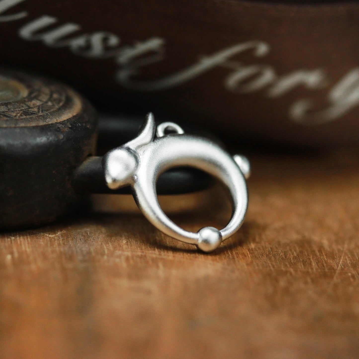 Running Bunny Pendant - 925 Sterling Silver Handmade