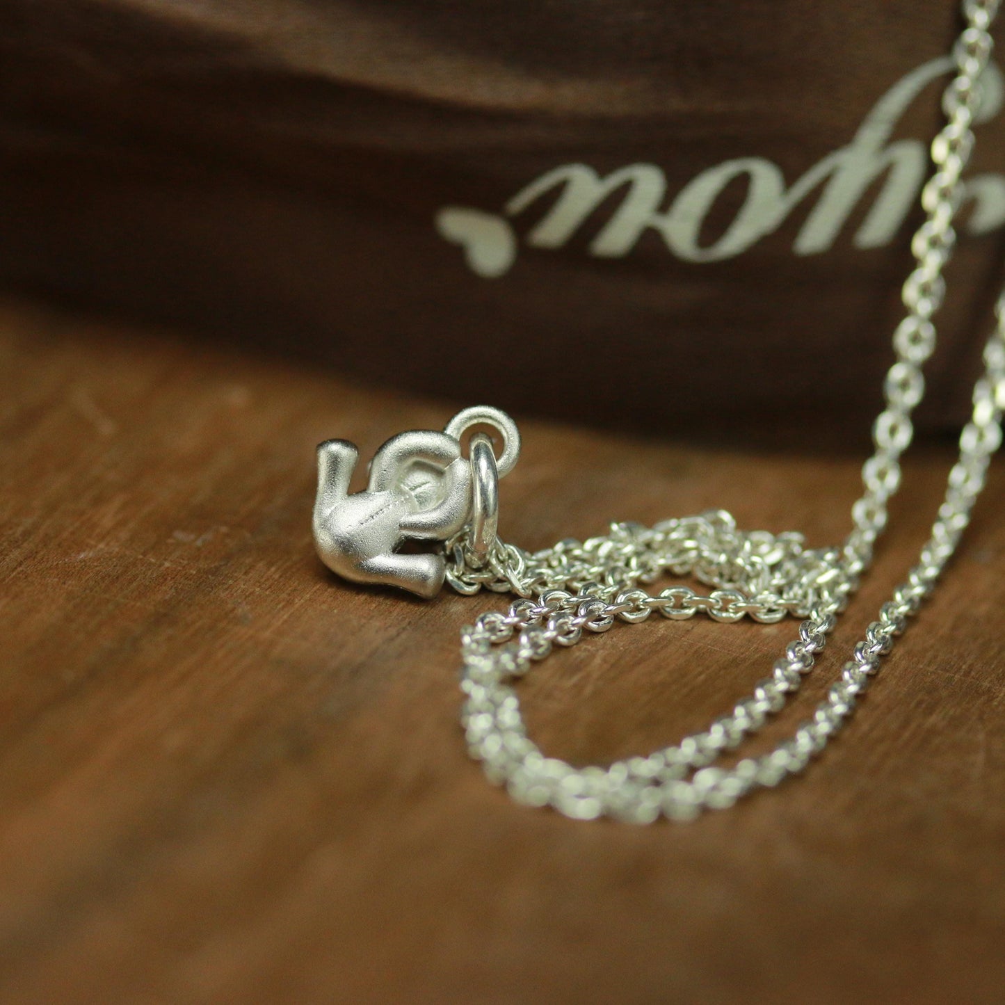 Padded Bear Pendant - 925 Sterling Silver Handmade