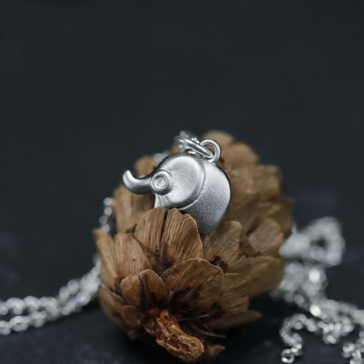 Tiny Elephant Pendant - 925 Sterling Silver Handmade