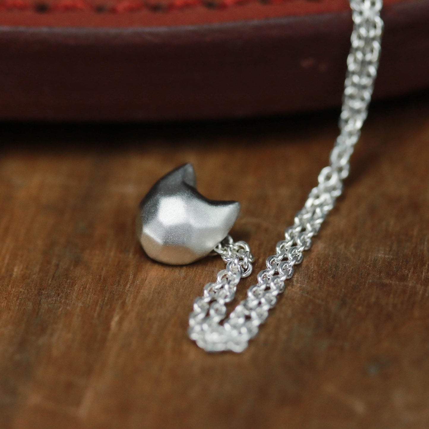 Kitty Head Pendant - 925 Sterling Silver Handmade