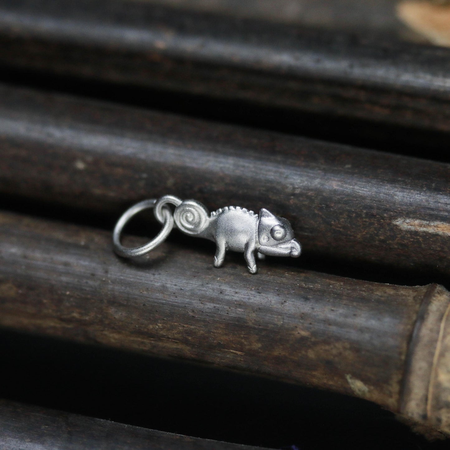 Chameleon Pendant - 925 Sterling Silver Handmade
