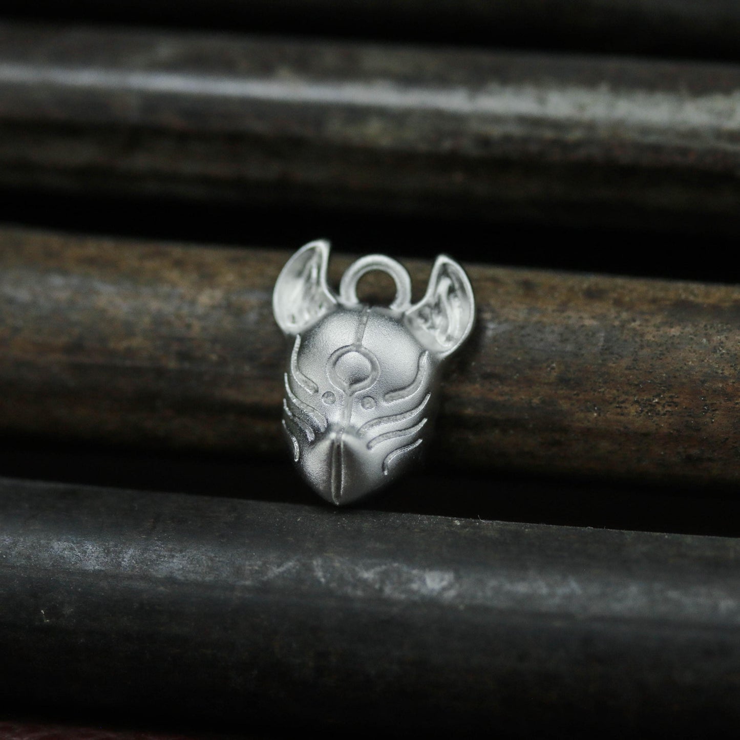 Abstract Mouse Pendant - 925 Sterling Silver Handmade