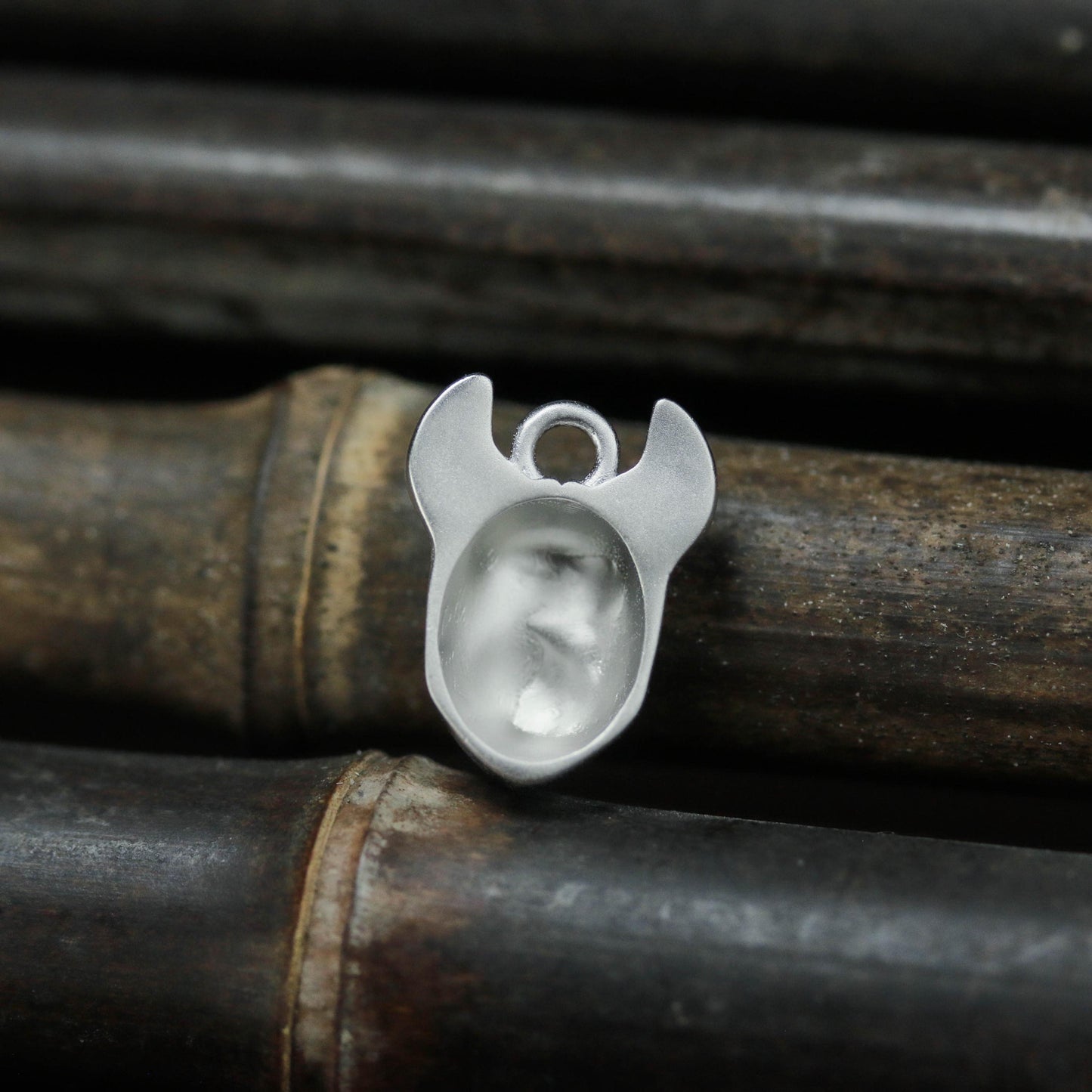 Abstract Mouse Pendant - 925 Sterling Silver Handmade