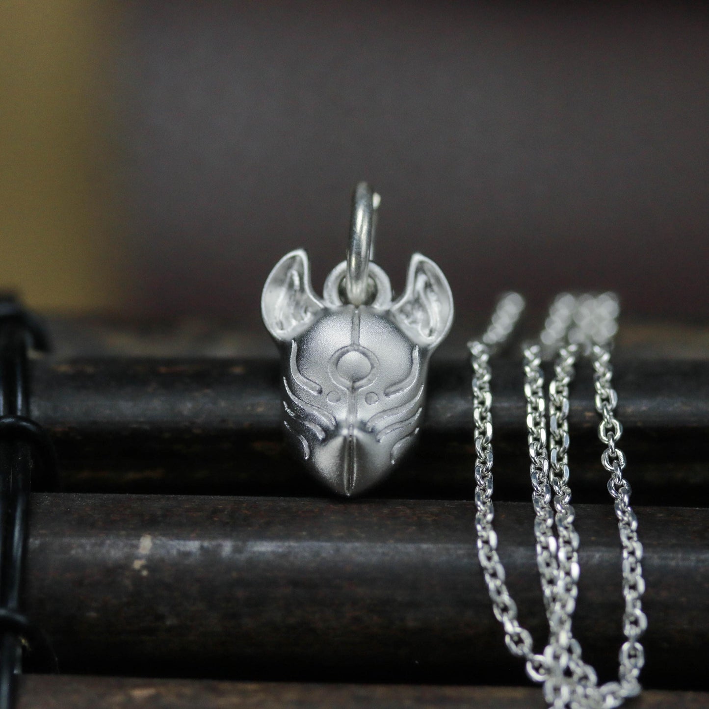 Abstract Mouse Pendant - 925 Sterling Silver Handmade