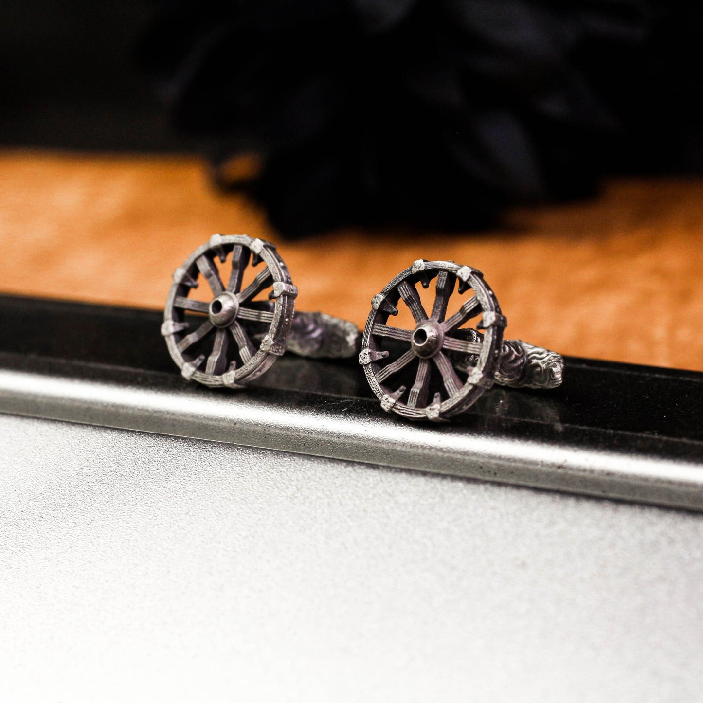 Men's Wedding Cufflinks - 925 Sterling Silver Handmade