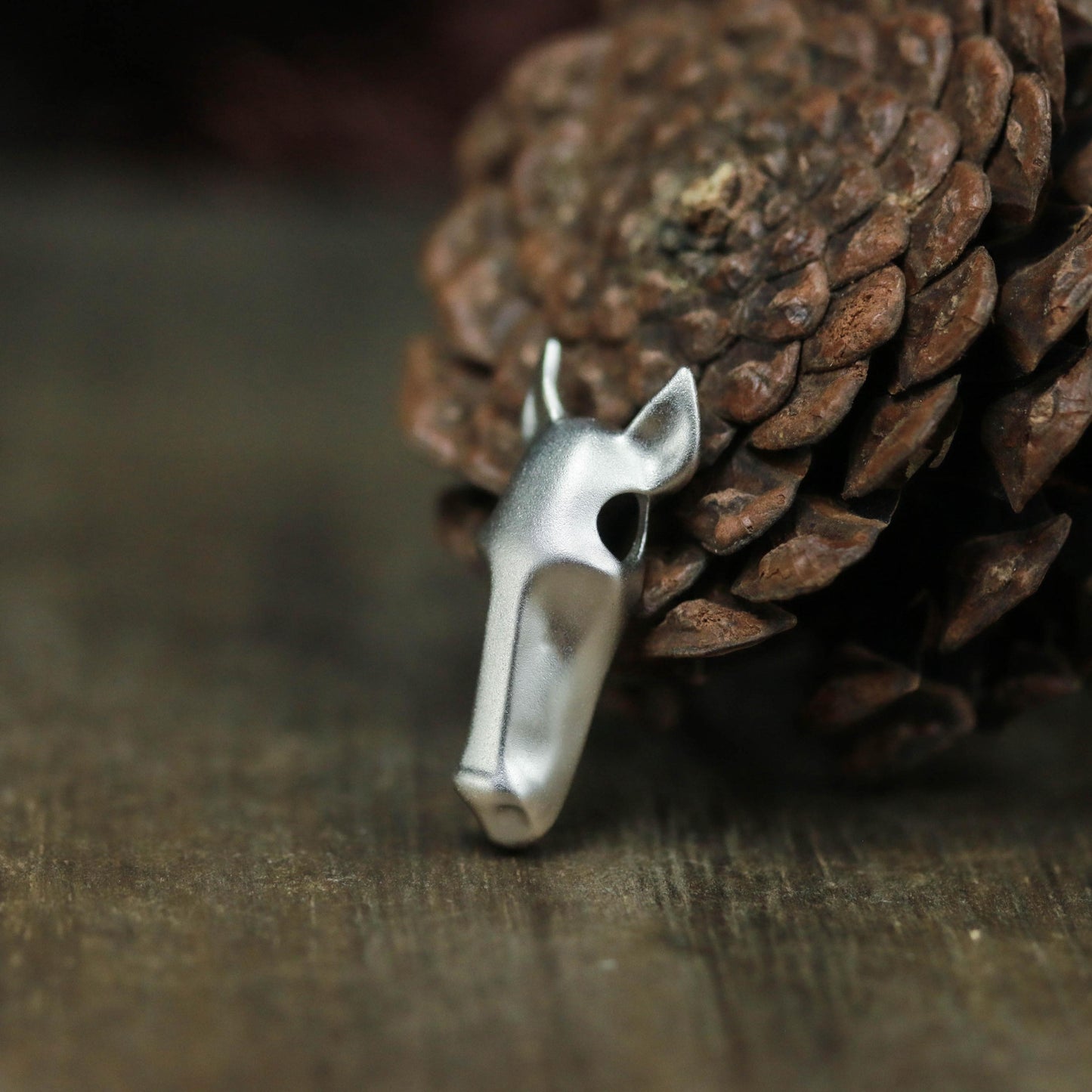 Horse Head Pendant - 925 Sterling Silver Handmade