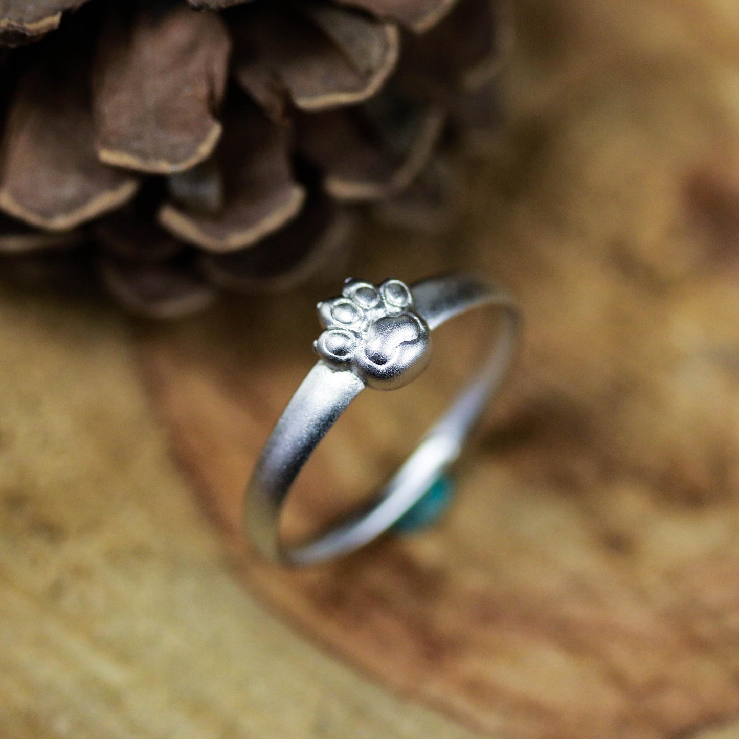 Cat Paw Ring ââ‚?925 Sterling Silver Handmade Cute Animal Jewelry