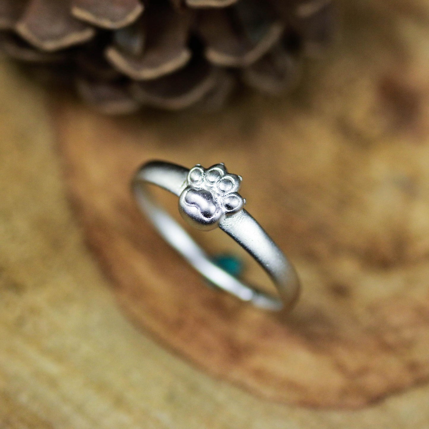 Cat Paw Ring ââ‚?925 Sterling Silver Handmade Cute Animal Jewelry